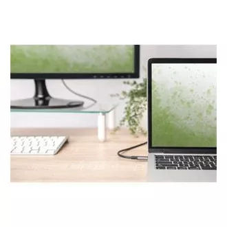 Digitus USB-C auf HDMI Kabeladapter, 1,8 m 4K/30 Hz, schwarz, Metallhülle Digitus USB-C auf HDMI Kabeladapter, 1,8 m 4K/30 Hz, schwarz, Metallhülle
