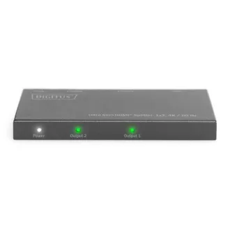 Digitus Ultra Thin HDMI Splitter, 1x2, 4K/60Hz HDR, HDCP 2.2, 18 Gbps, Micro USB powered Digitus Ultra Thin HDMI Splitter, 1x2, 4K/60Hz HDR, HDCP 2.2, 18 Gbps, Micro USB powered