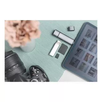 Digitus Dual OTG Kartenleser (USB-C USB 3.0) 1x SD, 1x MicroSD, 1x USB 3.0, grau Digitus Dual OTG Kartenleser (USB-C USB 3.0) 1x SD, 1x MicroSD, 1x USB 3.0, grau
