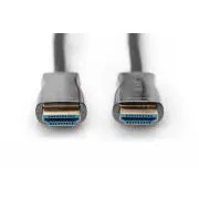 Digitus AOC HDMI-Anschlusskabel mit Hybridfaser, Typ A M/M, 10 m, UHD 4K@60 Hz, CE, gold, bl