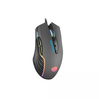 Fury Gaming Mouse Hustler, Gaming, 6400DPI, USB, optisch, kabelgebunden, RGB, 7 Tasten, Kabellänge 1,6m, schwarz Fury Gaming Mouse Hustler, Gaming, 6400DPI, USB, optisch, kabelgebunden, RGB, 7 Tasten, Kabellänge 1,6m, schwarz