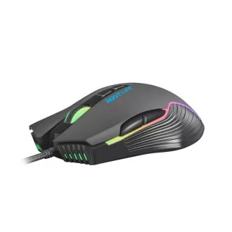 Fury Gaming Mouse Hustler, Gaming, 6400DPI, USB, optisch, kabelgebunden, RGB, 7 Tasten, Kabellänge 1,6m, schwarz Fury Gaming Mouse Hustler, Gaming, 6400DPI, USB, optisch, kabelgebunden, RGB, 7 Tasten, Kabellänge 1,6m, schwarz