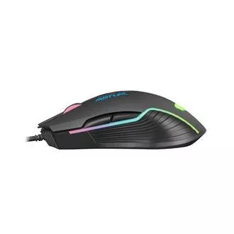 Fury Gaming Mouse Hustler, Gaming, 6400DPI, USB, optisch, kabelgebunden, RGB, 7 Tasten, Kabellänge 1,6m, schwarz Fury Gaming Mouse Hustler, Gaming, 6400DPI, USB, optisch, kabelgebunden, RGB, 7 Tasten, Kabellänge 1,6m, schwarz