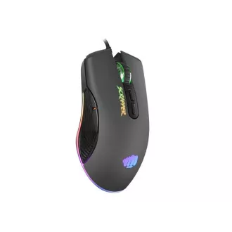 Fury Gaming Mouse Scrapper, Gaming, 6400DPI, USB, optisch, kabelgebunden, RGB, 7 Tasten, Kabellänge 1,6m, schwarz Fury Gaming Mouse Scrapper, Gaming, 6400DPI, USB, optisch, kabelgebunden, RGB, 7 Tasten, Kabellänge 1,6m, schwarz