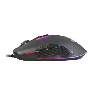 Fury Gaming Mouse Scrapper, Gaming, 6400DPI, USB, optisch, kabelgebunden, RGB, 7 Tasten, Kabellänge 1,6m, schwarz Fury Gaming Mouse Scrapper, Gaming, 6400DPI, USB, optisch, kabelgebunden, RGB, 7 Tasten, Kabellänge 1,6m, schwarz