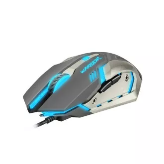 Fury Gaming Mouse Warrior, Gaming, 3200DPI, USB, optisch, kabelgebunden, RGB, 6 Tasten, Kabellänge 1,5m, schwarz Fury Gaming Mouse Warrior, Gaming, 3200DPI, USB, optisch, kabelgebunden, RGB, 6 Tasten, Kabellänge 1,5m, schwarz