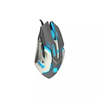 Fury Gaming Mouse Warrior, Gaming, 3200DPI, USB, optisch, kabelgebunden, RGB, 6 Tasten, Kabellänge 1,5m, schwarz Fury Gaming Mouse Warrior, Gaming, 3200DPI, USB, optisch, kabelgebunden, RGB, 6 Tasten, Kabellänge 1,5m, schwarz