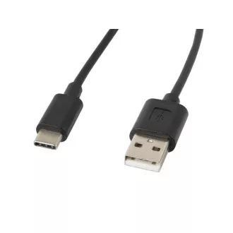 LANBERG USB-C (M) auf USB-A (M) 2.0 Kabel 1,8m, schwarz