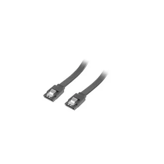 LANBERG SATA III Datenkabel (6GB/S) F/F 50cm, Metallverriegelung, schwarz LANBERG SATA III Datenkabel (6GB/S) F/F 50cm, Metallverriegelung, schwarz