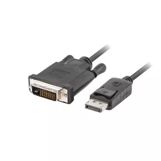 LANBERG DisplayPort 1.2 auf DVI-D Anschlusskabel (24 1), M/M, Länge 1,8m, Dual Link, schwarz LANBERG DisplayPort 1.2 auf DVI-D Anschlusskabel (24 1), M/M, Länge 1,8m, Dual Link, schwarz