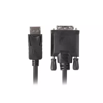 LANBERG DisplayPort 1.2 auf DVI-D Anschlusskabel (24 1), M/M, Länge 1,8m, Dual Link, schwarz LANBERG DisplayPort 1.2 auf DVI-D Anschlusskabel (24 1), M/M, Länge 1,8m, Dual Link, schwarz