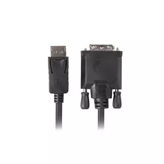 LANBERG DisplayPort 1.2 auf DVI-D Anschlusskabel (24 1), M/M, Länge 1,8m, Dual Link, schwarz LANBERG DisplayPort 1.2 auf DVI-D Anschlusskabel (24 1), M/M, Länge 1,8m, Dual Link, schwarz
