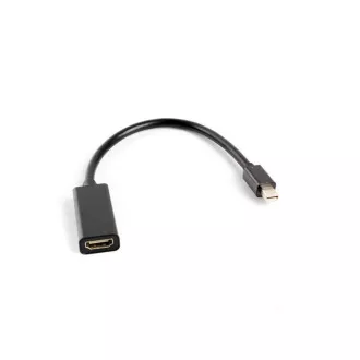 LANBERG mini DisplayPort 1.2 auf HDMI Adapter, M/F, Kabel 20cm, schwarz LANBERG mini DisplayPort 1.2 auf HDMI Adapter, M/F, Kabel 20cm, schwarz