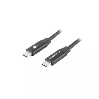 LANBERG USB-C M/M 2.0 Kabel 1,8m, schwarz, Schnellladung 4.0 LANBERG USB-C M/M 2.0 Kabel 1,8m, schwarz, Schnellladung 4.0