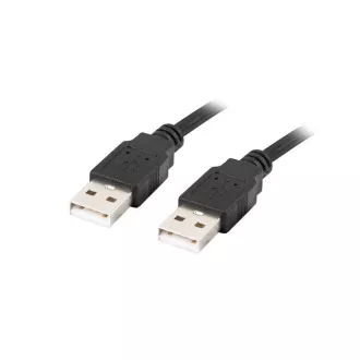 LANBERG USB-A M/M 2.0 Kabel 1m, schwarz LANBERG USB-A M/M 2.0 Kabel 1m, schwarz