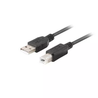 LANBERG USB-A (M) auf USB-B (M) 2.0 Kabel 1m, schwarz LANBERG USB-A (M) auf USB-B (M) 2.0 Kabel 1m, schwarz