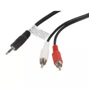 LANBERG Miniklinke 3,5mm (M) 3 PIN auf 2x RCA (CINCH) (M) Kabel 1,5m