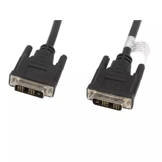 LANBERG Anschlusskabel DVI-D(18 1) auf DVI-D (18 1), M/M, Länge 1,8m, Single Link, schwarz LANBERG Anschlusskabel DVI-D(18 1) auf DVI-D (18 1), M/M, Länge 1,8m, Single Link, schwarz