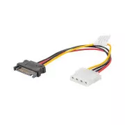 LANBERG Molex (F) auf SATA (M) Kabel 15cm