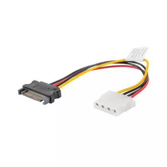 LANBERG Molex (F) auf SATA (M) Kabel 15cm