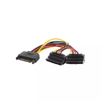 LANBERG SATA (M) auf 2x SATA (F) Kabel 15cm, gewinkelt LANBERG SATA (M) auf 2x SATA (F) Kabel 15cm, gewinkelt