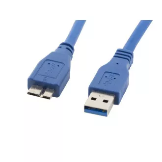 LANBERG Micro USB (M) auf USB-A (M) 3.0 Kabel 0,5m, blau LANBERG Micro USB (M) auf USB-A (M) 3.0 Kabel 0,5m, blau
