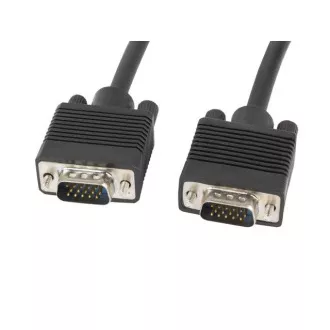 LANBERG VGA M/M Kabel 5m, doppelt geschirmt, schwarz LANBERG VGA M/M Kabel 5m, doppelt geschirmt, schwarz