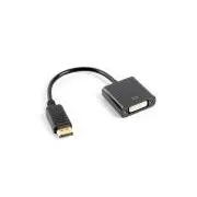 LANBERG DisplayPort (M) 1.2 auf DVI-I (F) Adapter (24 5), Dual Link