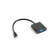 LANBERG mini DisplayPort 1.2 auf VGA Adapter, M/F, Kabel 20cm, schwarz