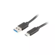 LANBERG USB-C (M) auf USB-A (M) 3.1 Kabel 1,8m, schwarz