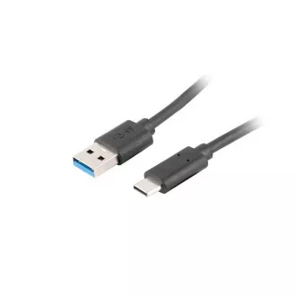 LANBERG USB-C (M) auf USB-A (M) 3.1 Kabel 1,8m, schwarz LANBERG USB-C (M) auf USB-A (M) 3.1 Kabel 1,8m, schwarz