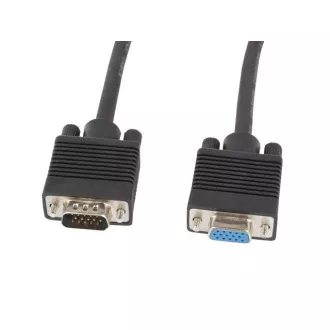 LANBERG VGA M/F Verlängerungskabel 1,8m, geschirmt, schwarz
