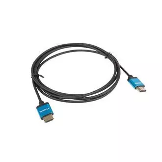 LANBERG HDMI M/M 2.0 Kabel 1,8m 4K schwarz, schmal LANBERG HDMI M/M 2.0 Kabel 1,8m 4K schwarz, schmal