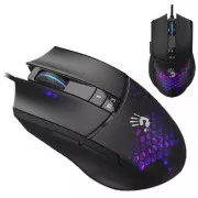 A4tech BLOODY L65 Max Honeycomb, RGB beleuchtete Gaming-Maus, 12000 DPI, schwarz, USB