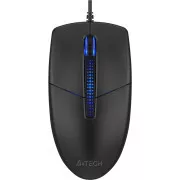 A4tech N-530S, hintergrundbeleuchtete Büromaus, 1200 DPI, USB, schwarz