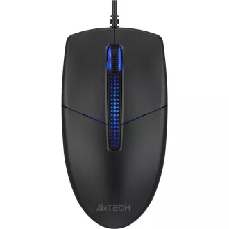 A4tech N-530S, hintergrundbeleuchtete Büromaus, 1200 DPI, USB, schwarz