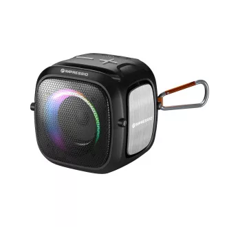 C-TECH Impressio Qubis Mini-Lautsprecher, Bluetooth, Leser, USB, AUX, RGB-Hintergrundbeleuchtung, FM, USB-C C-TECH Impressio Qubis Mini-Lautsprecher, Bluetooth, Leser, USB, AUX, RGB-Hintergrundbeleuchtung, FM, USB-C