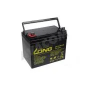 AVACOM Long Batterie 12 V, 34 Ah, Blei-Säure-Akku, Deep-Cycle, AGM, F4