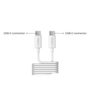 2-Power USB-C-zu-USB-C-Kabel, 1 m 2-Power USB-C-zu-USB-C-Kabel, 1 m