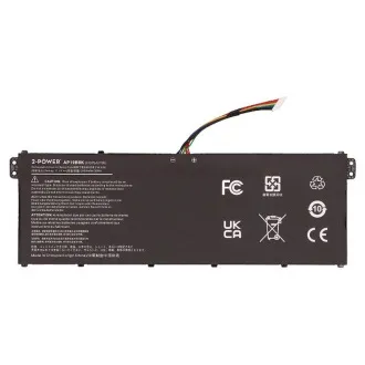 2-Power Akku für ACER Extensa 15 EX215-53G 3 Zellen Laptop Akku 11.4V 3400mAh 2-Power Akku für ACER Extensa 15 EX215-53G 3 Zellen Laptop Akku 11.4V 3400mAh
