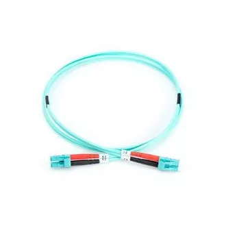 DIGITUS Glasfaser Patchkabel, LC auf LC, Multimode, OM3, 50/125 µ, Duplex Länge 1m