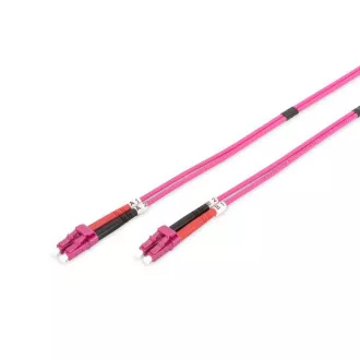 DIGITUS Glasfaser Patchkabel, LC auf LC, Multimode OM4 - 50/125 µ, Duplex Länge 10m DIGITUS Glasfaser Patchkabel, LC auf LC, Multimode OM4 - 50/125 µ, Duplex Länge 10m