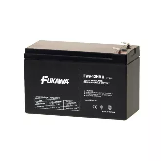 FUKAWA Batterie FW 9-12 HRU (12V; 9Ah; Faston 6,3mm; Lebensdauer 5Jahre)