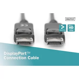 Digitus DisplayPort 1.1a. Anschlusskabel 1 m, CU, AWG28, 2x geschirmt Digitus DisplayPort 1.1a. Anschlusskabel 1 m, CU, AWG28, 2x geschirmt