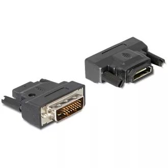 Delock Adapter DVI 24 1 Stecker > HDMI Buchse mit LED Delock Adapter DVI 24 1 Stecker > HDMI Buchse mit LED