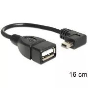 Delock Kabel USB Mini Stecker > USB 2.0-A Buchse OTG 16 cm