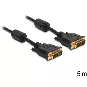 Delock Anschlusskabel DVI-D 24 1 Stecker > Stecker 5 m Delock Anschlusskabel DVI-D 24 1 Stecker > Stecker 5 m