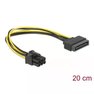 Delock Stromkabel SATA 15 Pin auf 6 Pin PCI Express Delock Stromkabel SATA 15 Pin auf 6 Pin PCI Express