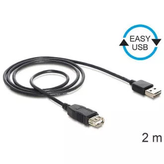 Delock Kabel EASY-USB 2.0-A Stecker > USB 2.0-A Buchse, 2 m Verlängerung Delock Kabel EASY-USB 2.0-A Stecker > USB 2.0-A Buchse, 2 m Verlängerung