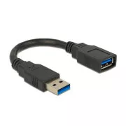 Delock USB 3.0 Stecker/Buchse A/A Verlängerungskabel Länge 15cm